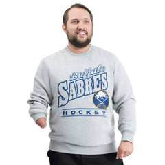 Buffalo Sabres G-III Sports by Carl Banks Adaptive Headliner Fleece Sweatshirt - Gray - NHL