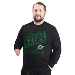 Dallas Stars G-III Sports by Carl Banks Adaptive Headliner Fleece Sweatshirt - Black - NHL