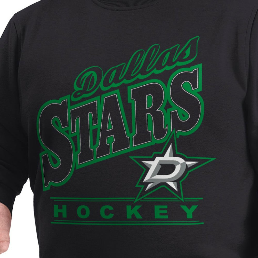 Dallas Stars G-III Sports by Carl Banks Adaptive Headliner Fleece Sweatshirt - Black - NHL