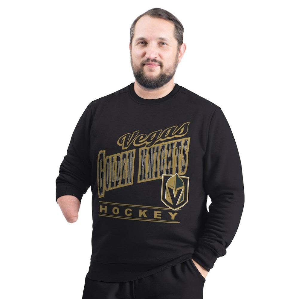 Vegas Golden Knights G-III Sports by Carl Banks Adaptive Headliner Fleece Sweatshirt - Black - NHL