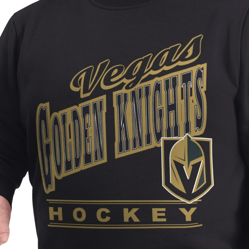 Vegas Golden Knights G-III Sports by Carl Banks Adaptive Headliner Fleece Sweatshirt - Black - NHL