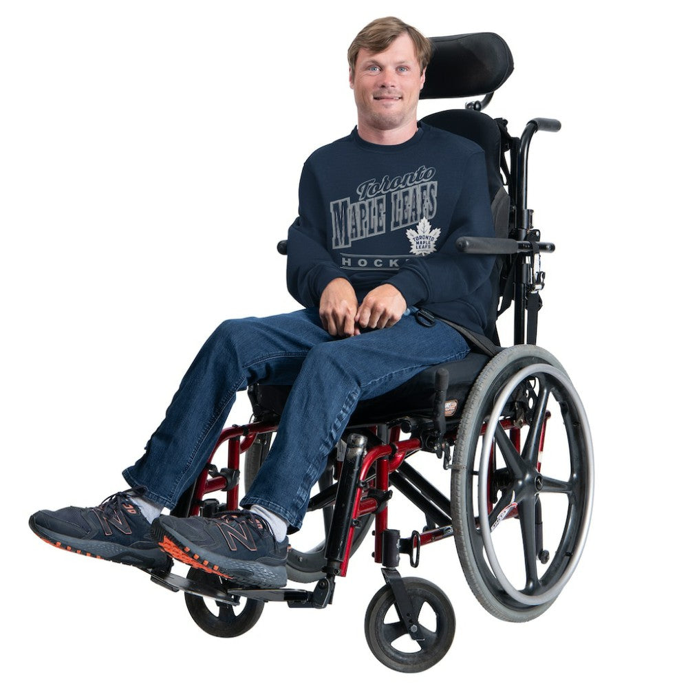 Toronto Maple Leafs G-III Sports by Carl Banks Adaptive Headliner Fleece Sweatshirt - Navy - NHL