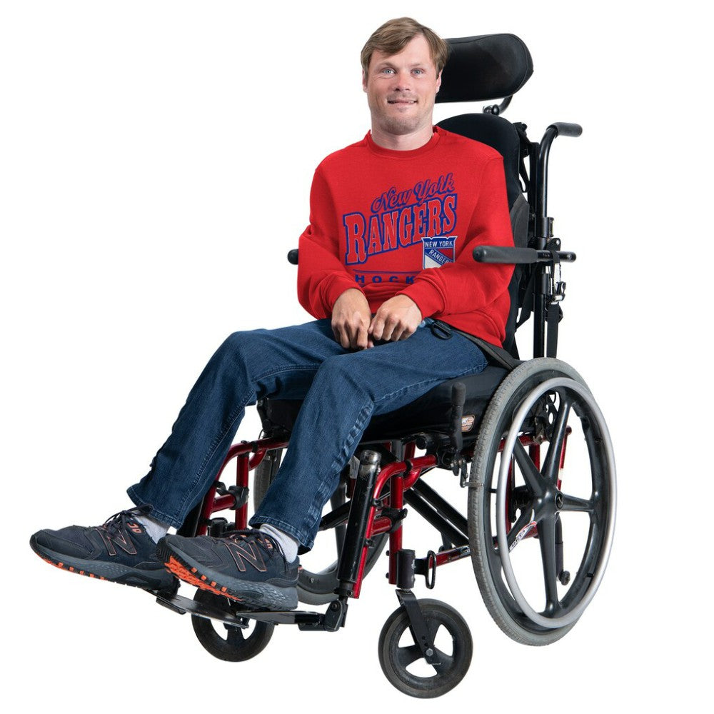 New York Rangers G-III Sports by Carl Banks Adaptive Headliner Fleece Sweatshirt - Red - NHL