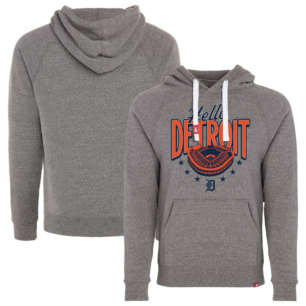 Detroit Tigers Sportiqe Unisex Hello Detroit Olsen Tri-Blend Fleece Hoodie - MLB