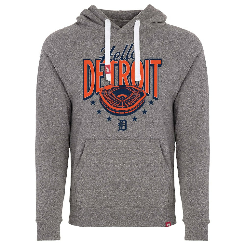 Detroit Tigers Sportiqe Unisex Hello Detroit Olsen Tri-Blend Fleece Hoodie - MLB