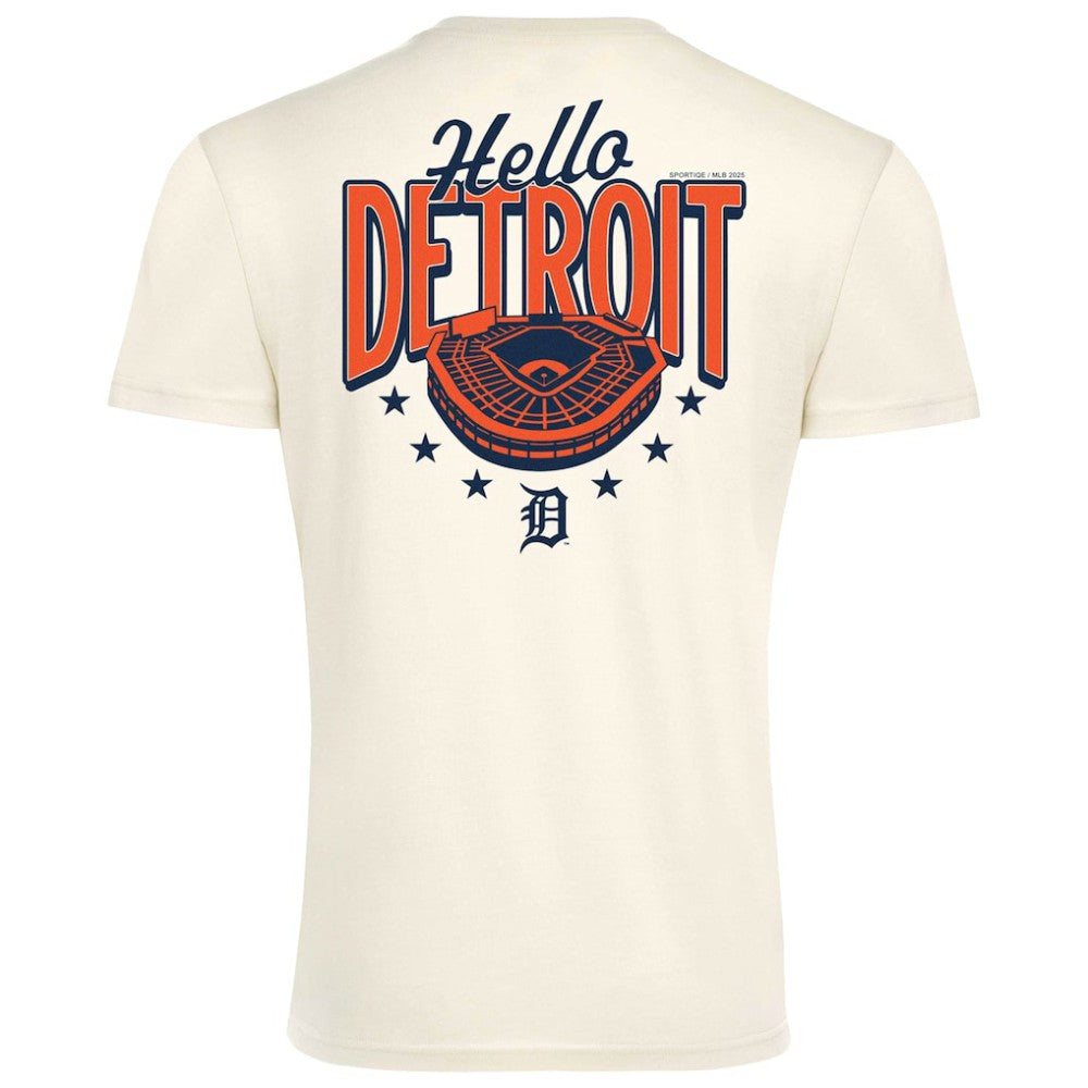 Detroit Tigers Sportiqe Unisex Hello Detroit Duke Oversized T-Shirt - MLB