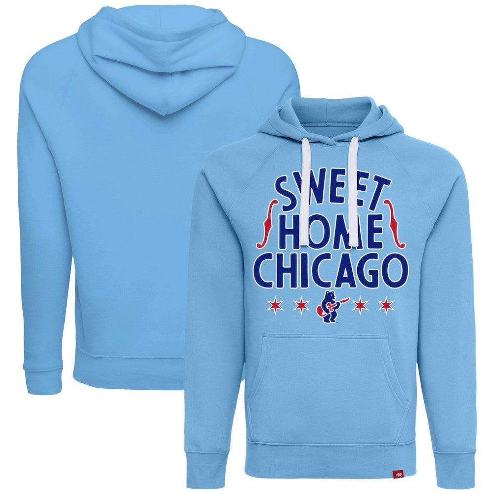Chicago Cubs Sportiqe Unisex Sweet Home Chicago Olsen Tri-Blend Fleece Hoodie - MLB