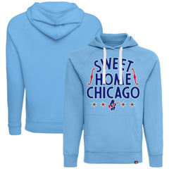 Chicago Cubs Sportiqe Unisex Sweet Home Chicago Olsen Tri-Blend Fleece Hoodie - MLB