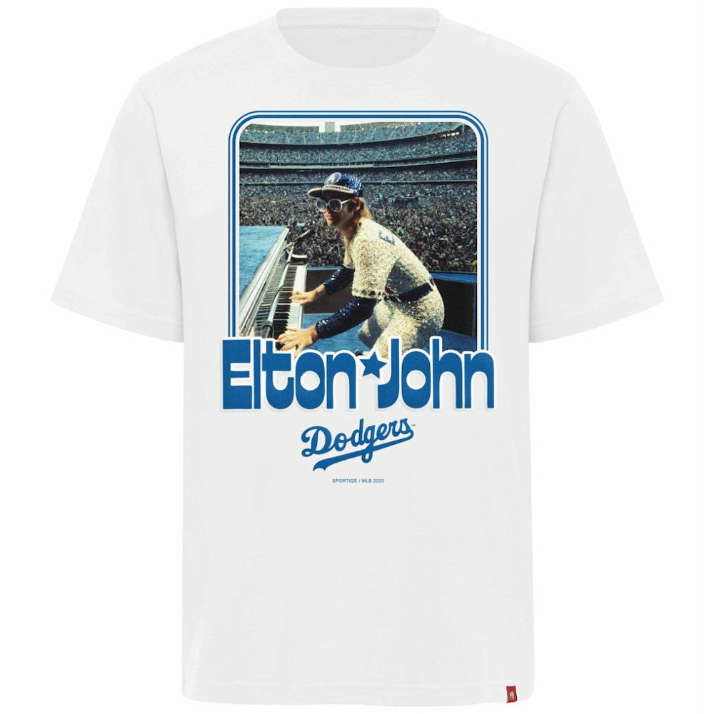 Los Angeles Dodgers x Elton John Sportiqe Unisex  Duke Oversized T-Shirt - MLB