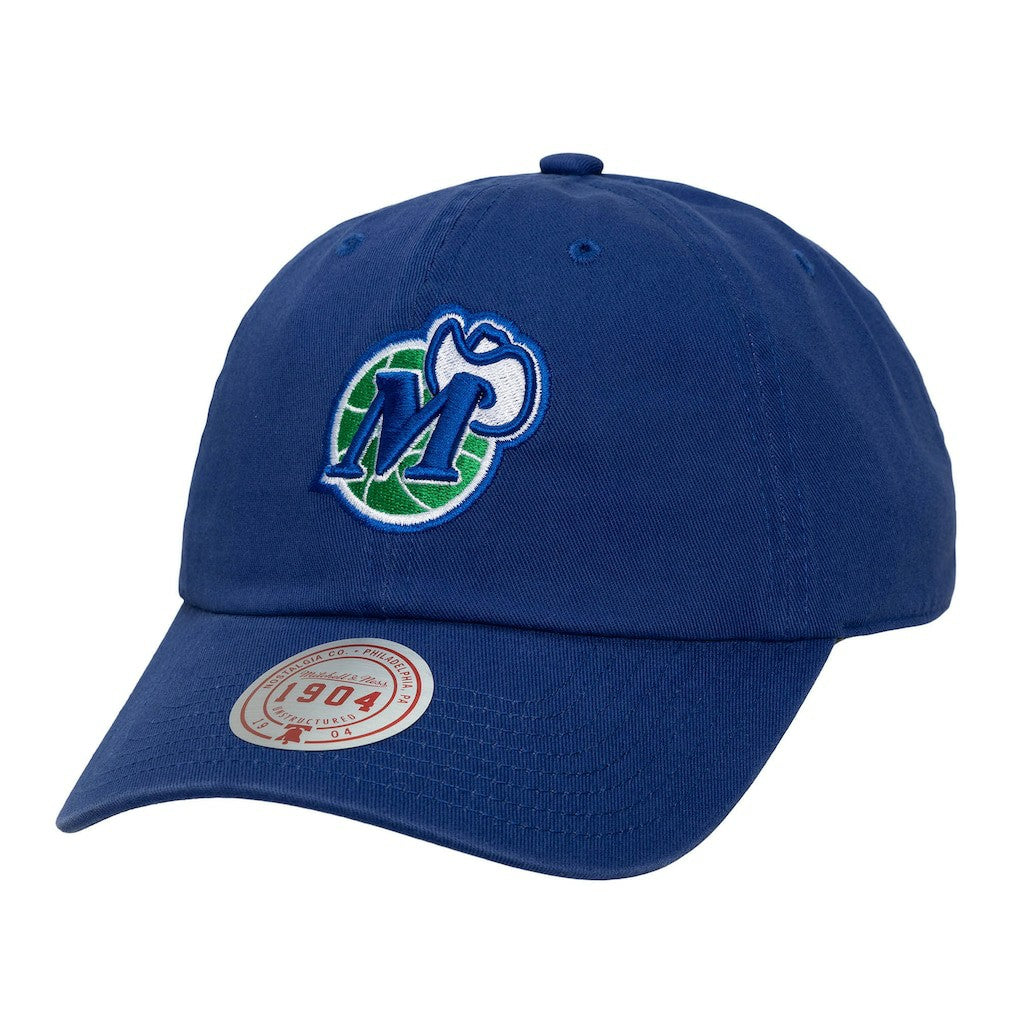 Dallas Mavericks Hardwood Classics 1904 Adjustable Hat Navy - NBA