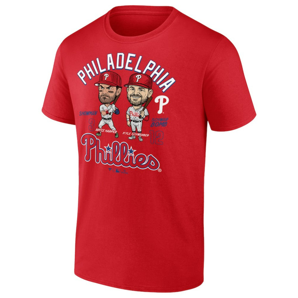 Bryce Harper & Kyle Schwarber Philadelphia Phillies Player Duo T-Shirt - MLB