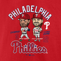Bryce Harper & Kyle Schwarber Philadelphia Phillies Player Duo T-Shirt - MLB