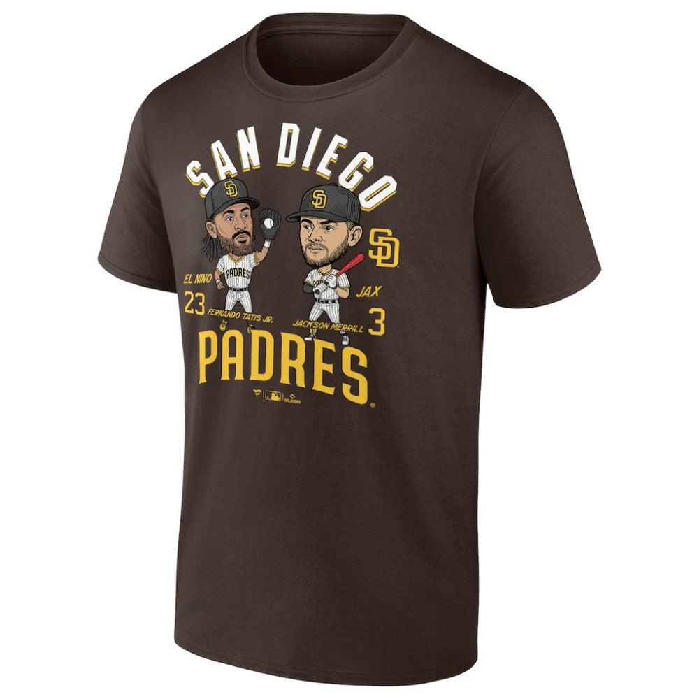Fernando Tatis Jr. & Jackson Merrill San Diego Padres Player Duo T-Shirt - MLB