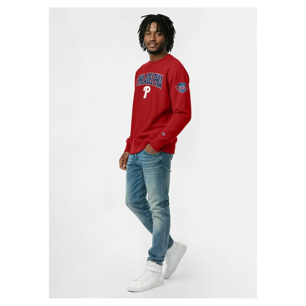Philadelphia Phillies Champion Reverse Weave Chenille Sweatshirt - MLB