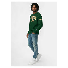 Athletics Champion Reverse Weave Chenille Sweatshirt - MLB