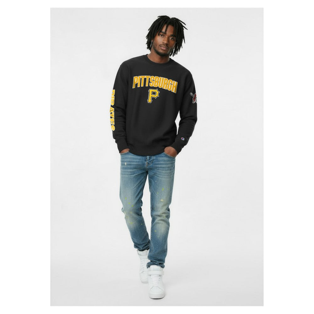 Pittsburgh Pirates Champion Reverse Weave Chenille Sweatshirt - MLB