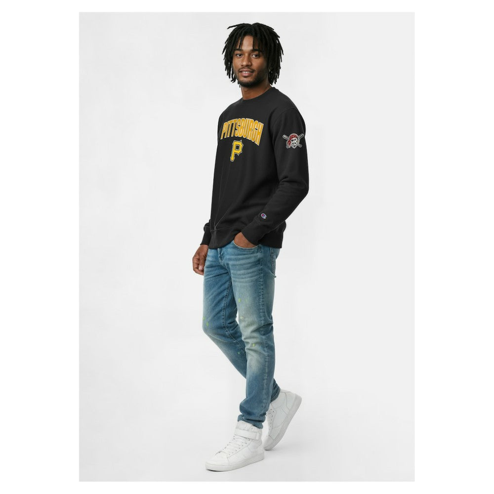 Pittsburgh Pirates Champion Reverse Weave Chenille Sweatshirt - MLB