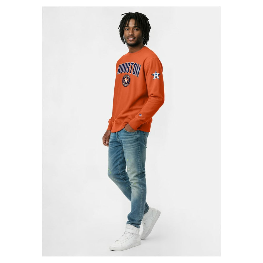 Houston Astros Champion Reverse Weave Chenille Sweatshirt - MLB