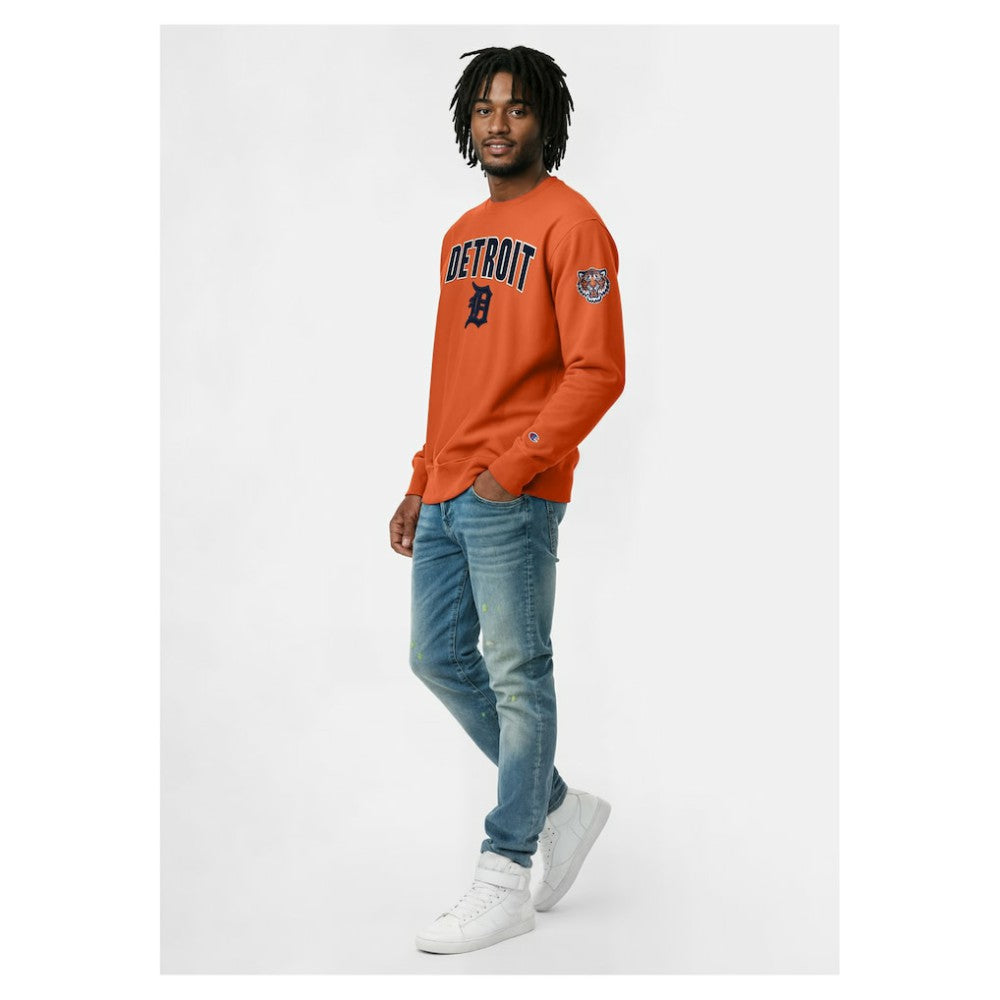 Detroit Tigers Champion Reverse Weave Chenille Sweatshirt - MLB