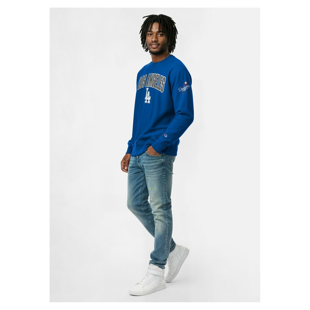 Los Angeles Dodgers Champion Reverse Weave Chenille Sweatshirt - MLB