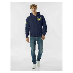 Milwaukee Brewers Champion Reverse Weave Chenille Hoodie - MLB