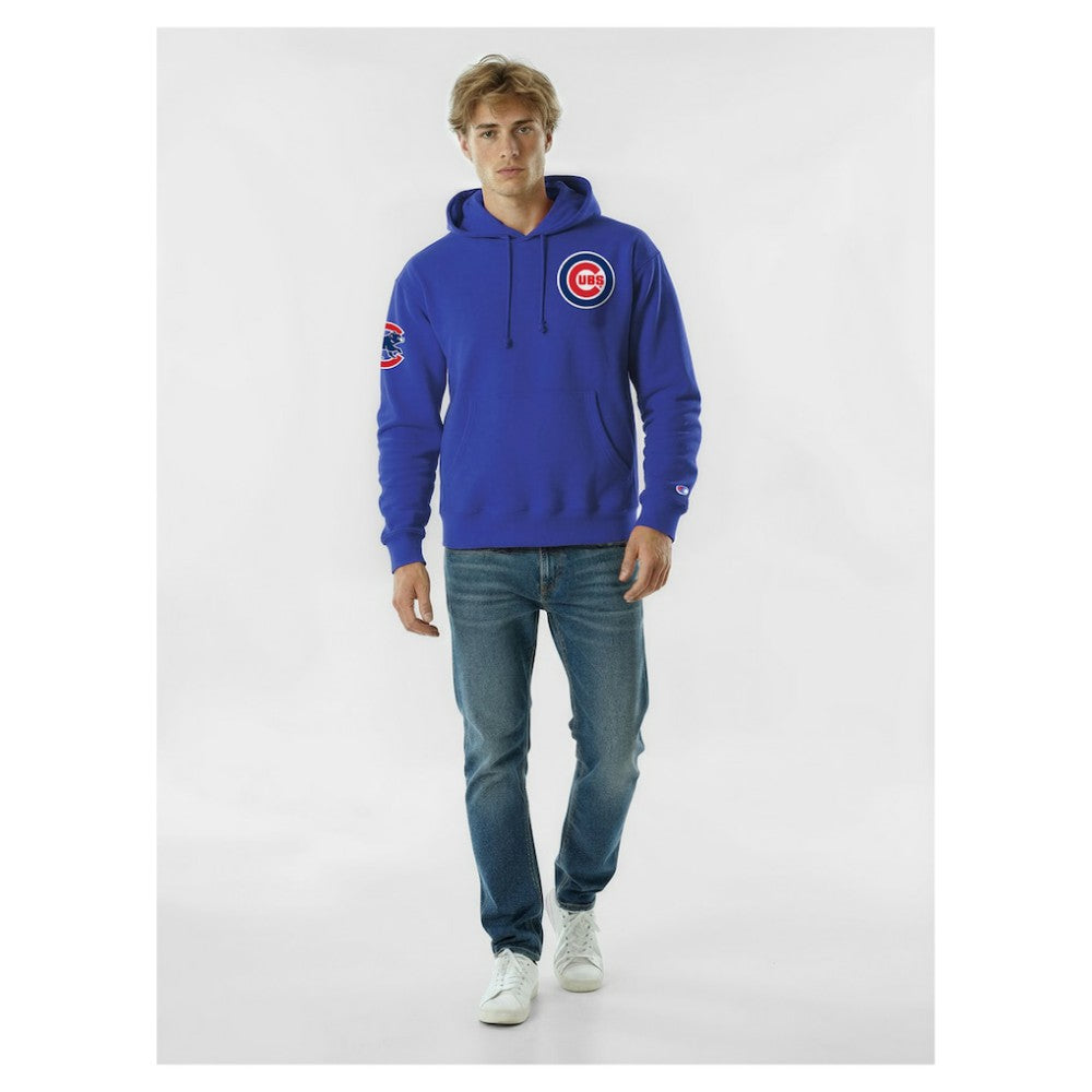 Chicago Cubs Champion Reverse Weave Chenille Hoodie - MLB