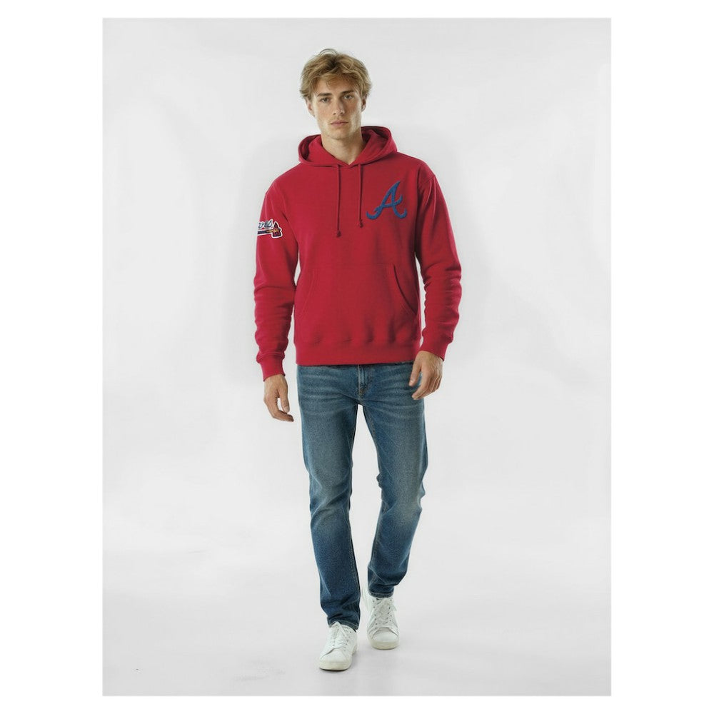 Atlanta Braves Champion Reverse Weave Chenille Hoodie - MLB