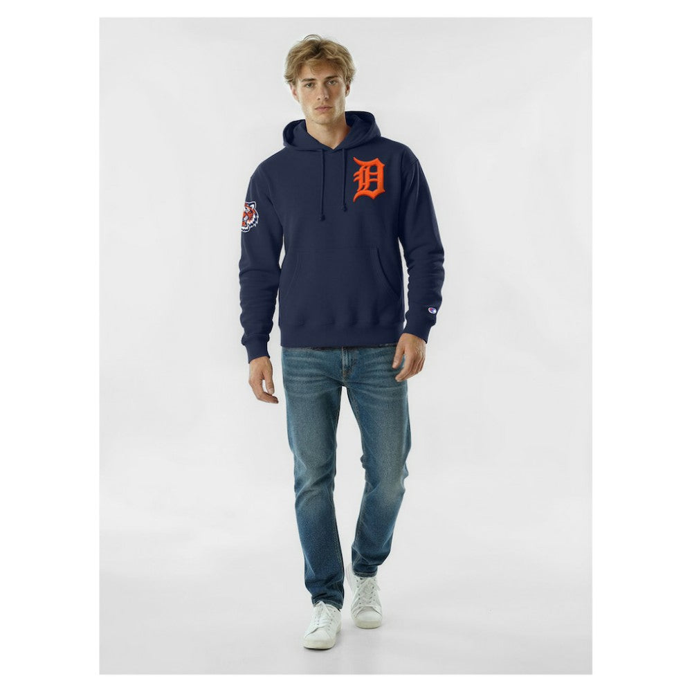 Detroit Tigers Champion Reverse Weave Chenille Hoodie - MLB