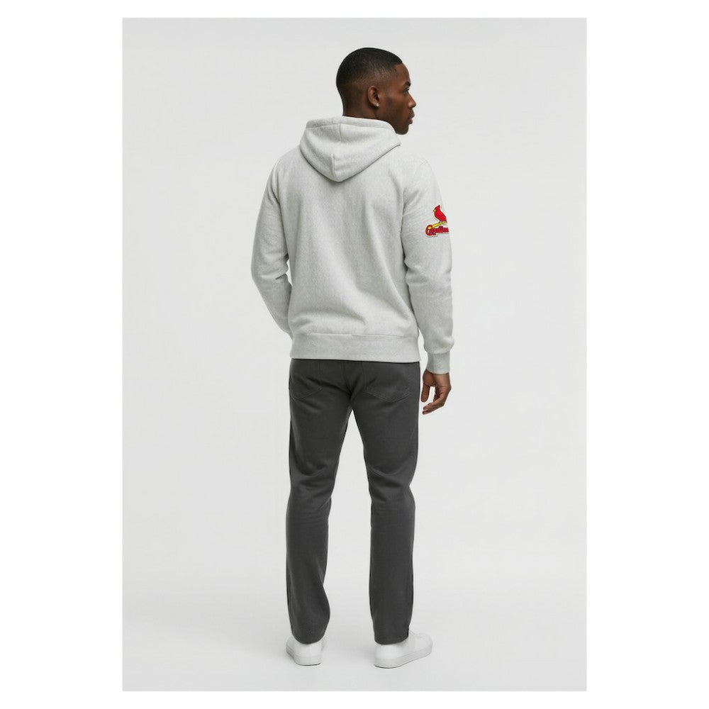 St. Louis Cardinals Champion Reverse Weave Chenille Full-Zip Hoodie - MLB