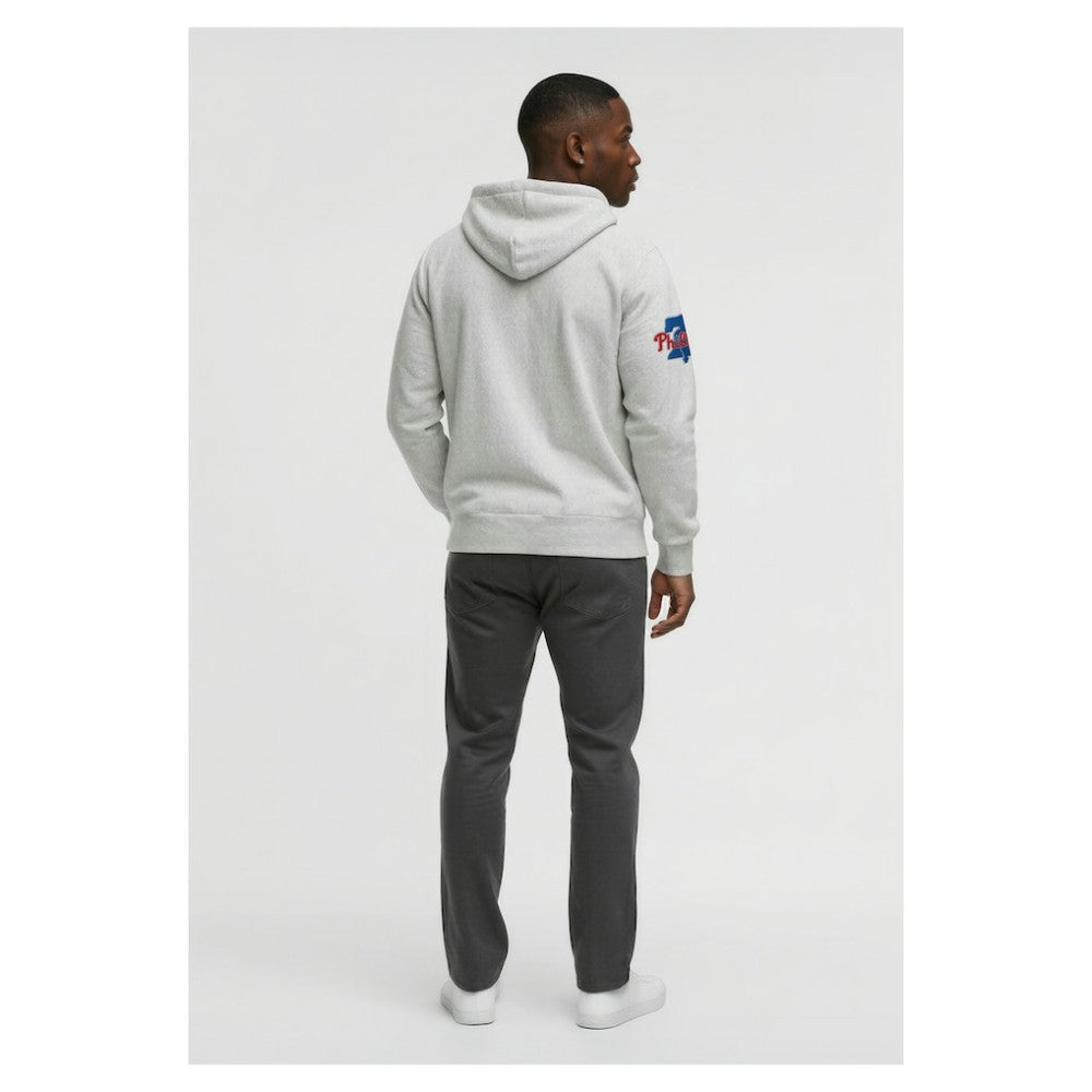 Philadelphia Phillies Champion Reverse Weave Chenille Full-Zip Hoodie - MLB