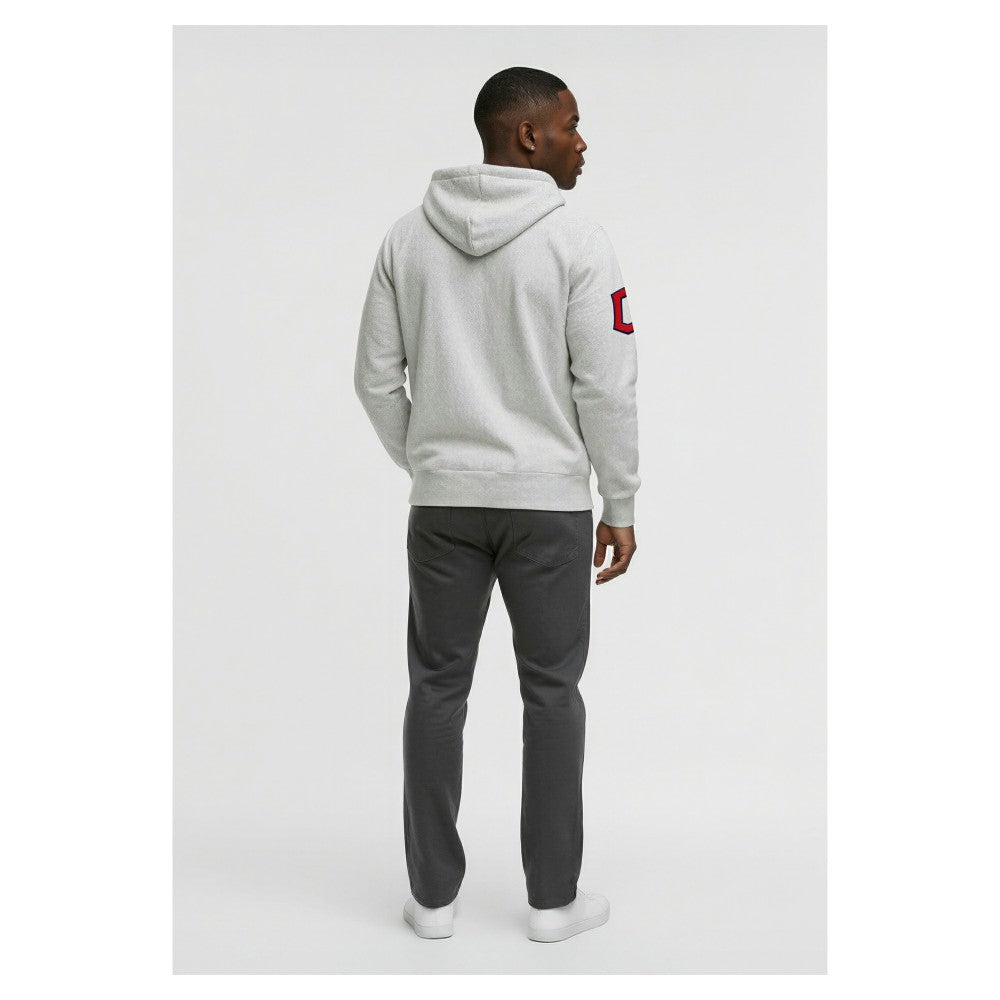 Cleveland Guardians Champion Reverse Weave Chenille Full-Zip Hoodie - MLB