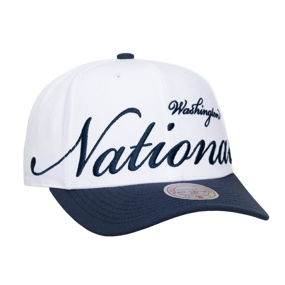 Washington Nationals Mitchell & Ness Unisex XL Script Pro Crown Adjustable Hat - MLB