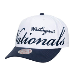 Washington Nationals Mitchell & Ness Unisex XL Script Pro Crown Adjustable Hat - MLB