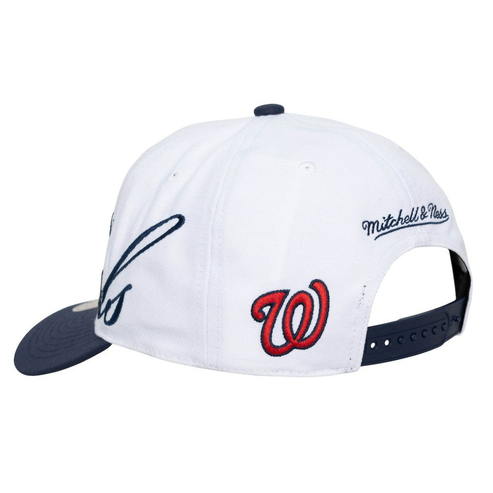 Washington Nationals Mitchell & Ness Unisex XL Script Pro Crown Adjustable Hat - MLB