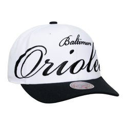 Baltimore Orioles Mitchell & Ness Unisex XL Script Pro Crown Snapback Hat - MLB