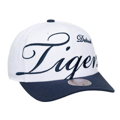 Detroit Tigers Mitchell & Ness Unisex XL Script Pro Crown Snapback Hat - MLB