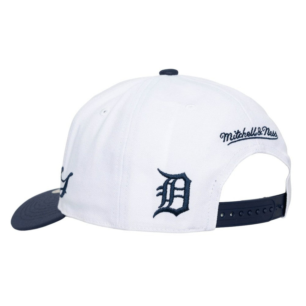 Detroit Tigers Mitchell & Ness Unisex XL Script Pro Crown Snapback Hat - MLB