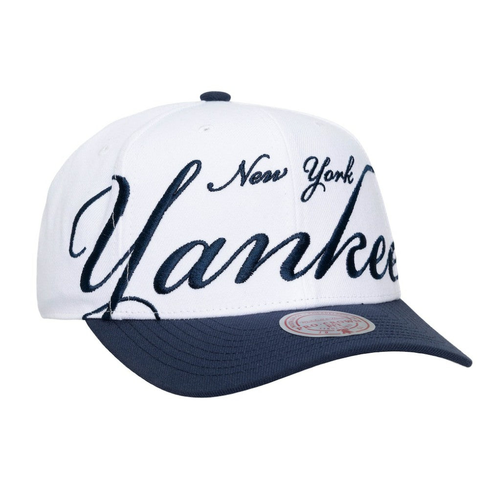 New York Yankees Mitchell & Ness Unisex XL Script Pro Crown Adjustable Hat - MLB