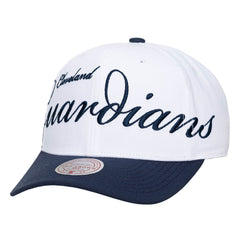 Cleveland Guardians Mitchell & Ness Unisex XL Script Pro Crown Snapback Hat - MLB