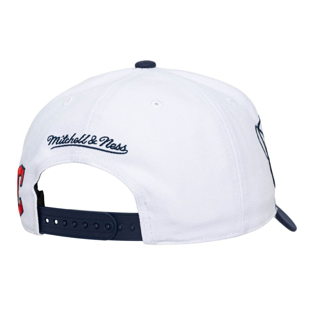 Cleveland Guardians Mitchell & Ness Unisex XL Script Pro Crown Snapback Hat - MLB