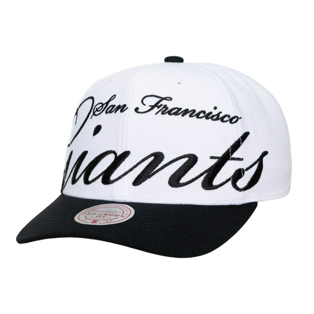 San Francisco Giants Mitchell & Ness Unisex XL Script Pro Crown Adjustable Hat - MLB