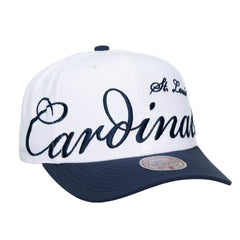 St. Louis Cardinals Mitchell & Ness Unisex XL Script Pro Crown Adjustable Hat - MLB