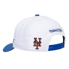 New York Mets Mitchell & Ness Unisex XL Script Pro Crown Snapback Hat - MLB