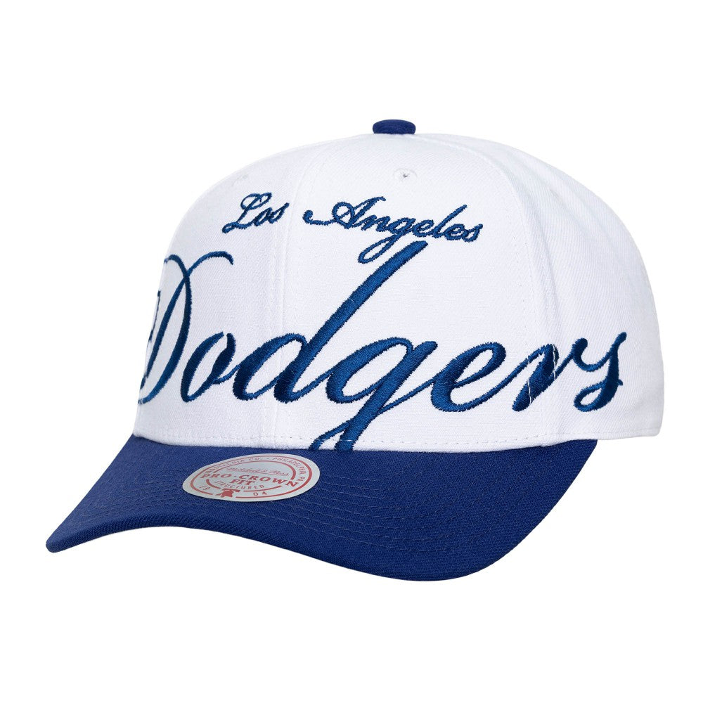 Los Angeles Dodgers Mitchell & Ness Unisex XL Script Pro Crown Snapback Hat - MLB