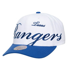 Texas Rangers Mitchell & Ness Unisex XL Script Pro Crown Adjustable Hat - MLB