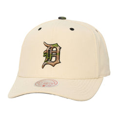 Detroit Tigers Mitchell & Ness Unisex Camo Logo Pro Crown Snapback Hat - MLB