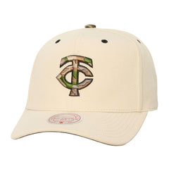 Minnesota Twins Mitchell & Ness Unisex Camo Logo Pro Crown Snapback Hat - MLB