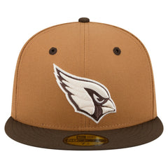 Arizona Cardinals New Era Two-Tone Walnut 59FIFTY Fitted Hat Light Brown/Dark Brown | NFL