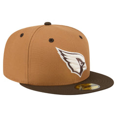 Arizona Cardinals New Era Two-Tone Walnut 59FIFTY Fitted Hat Light Brown/Dark Brown | NFL