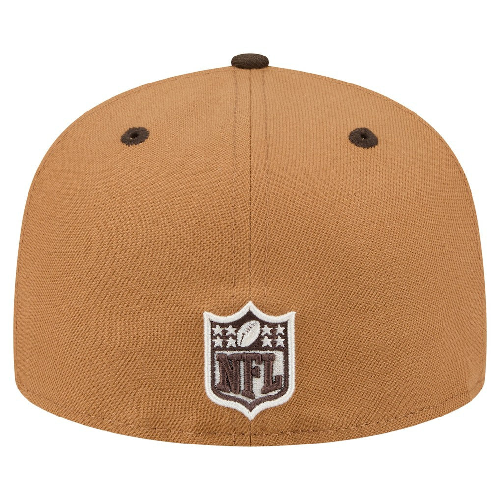 Arizona Cardinals New Era Two-Tone Walnut 59FIFTY Fitted Hat Light Brown/Dark Brown | NFL